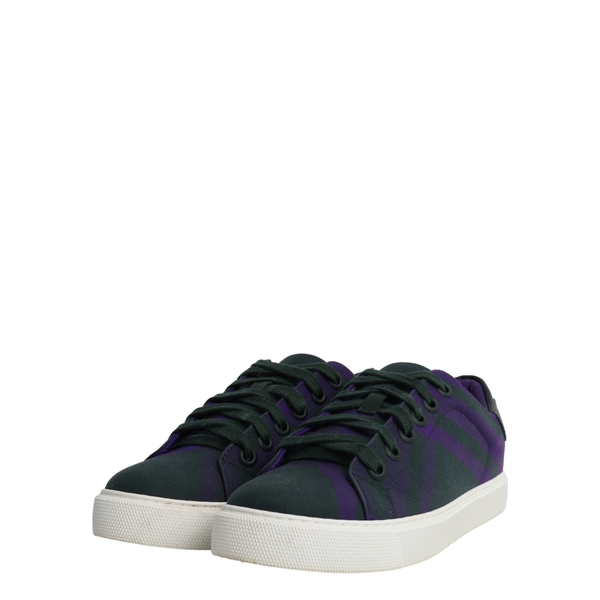 Check Donna Sneakers Purple/Green