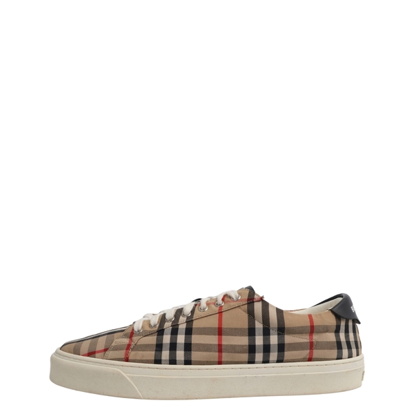 Cotton Check Rangleton Sneakers Beige