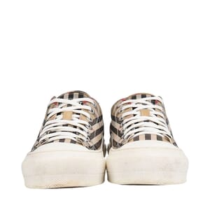 Canvas Vintage Check Sneakers Archive Beige, view 3