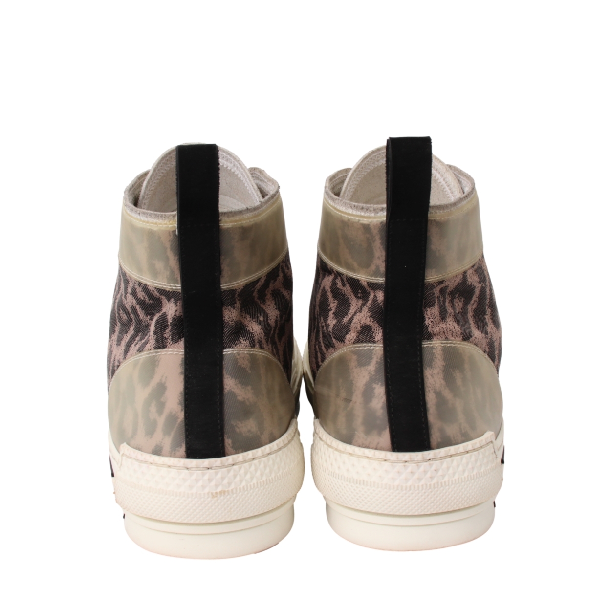 DIOR Oblique B23 High Top Sneakers Leopard Print | Luxity
