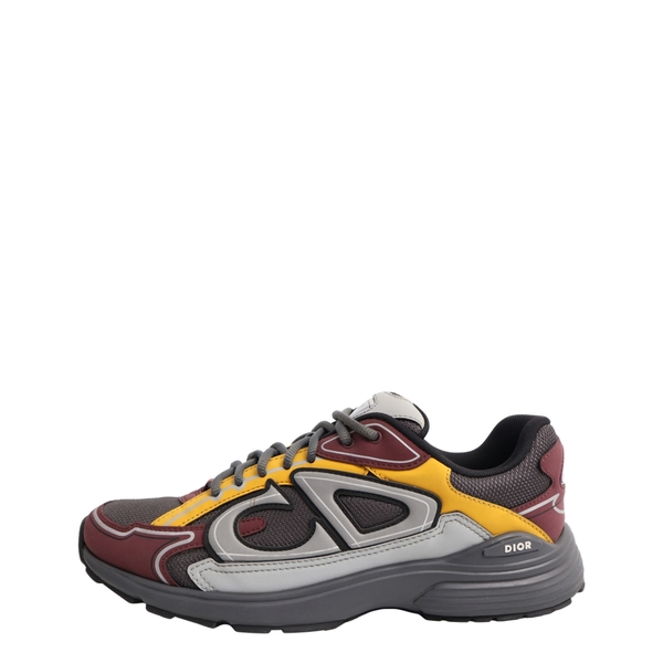 Mixed Material B30 Reflective Sneakers Grey