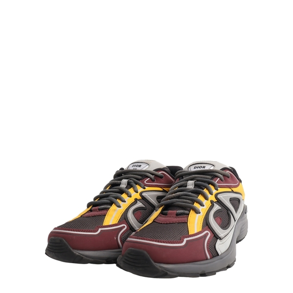 Mixed Material B30 Reflective Sneakers Grey