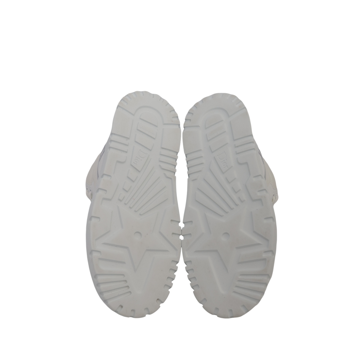 DIOR Mixed Material D-Player High Top Sneakers White | Luxity