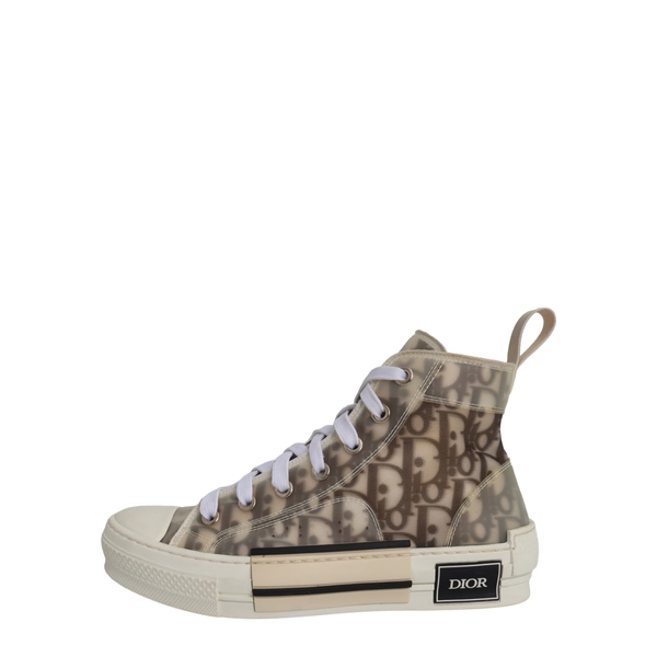 Technical Canvas B23 High Top Sneakers White/Black