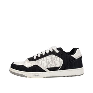 Denim B27 Uptown Sneakers Black/White, view 2