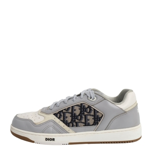Leather Oblique B27 Uptown Sneakers Grey, view 2