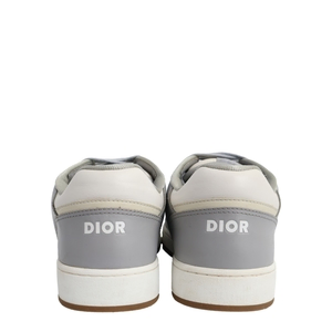 Leather Oblique B27 Uptown Sneakers Grey, view 4