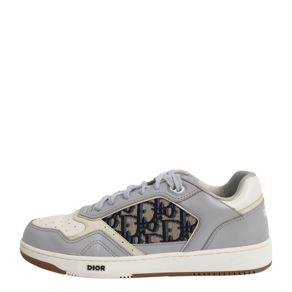 Leather Oblique B27 Uptown Sneakers Grey