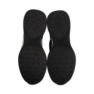 Mesh/Neoprene Slip On Sneakers Black/Blue, view 5