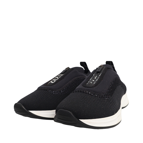 Mesh/Neoprene Slip On Sneakers Black/Blue