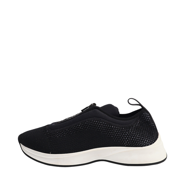 Mesh/Neoprene Slip On Sneakers Black/Blue