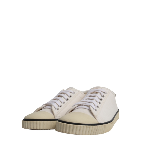 Canvas Blank Sneakers White