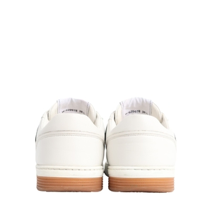 Leather CC Sneakers White/Burgundy, view 4