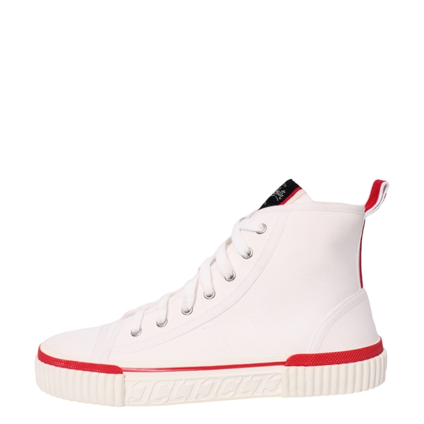 Canvas Pedro High Top Sneakers White