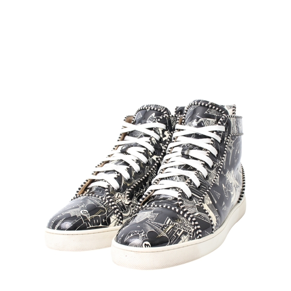 Patent Graffiti Rantus Orlato Sneakers Black/White