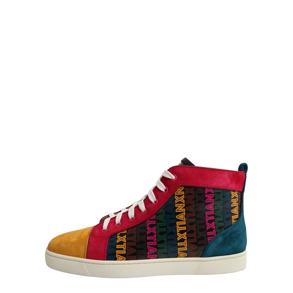 Leather/Suede Xtian High Top Sneakers Multicolour