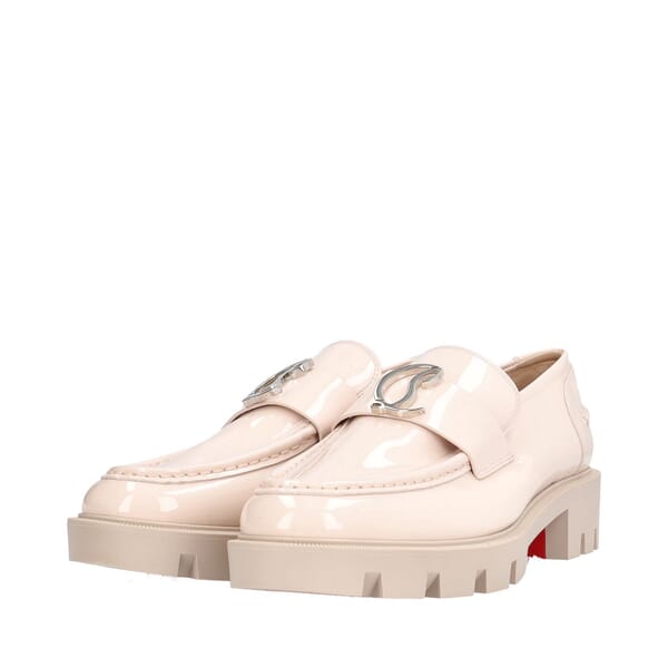 Patent Leather CL Moc Lug Loafers Pink