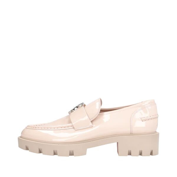 Patent Leather CL Moc Lug Loafers Pink
