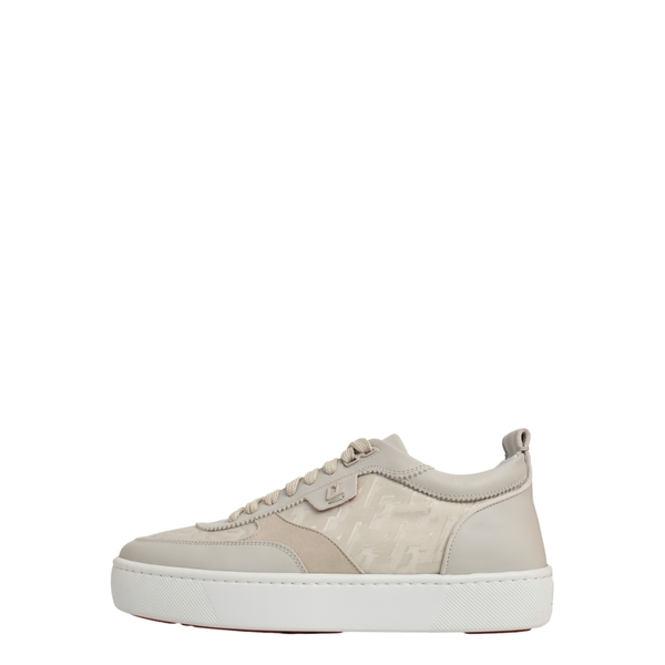 Mixed Material Happyrui Sneakers Beige