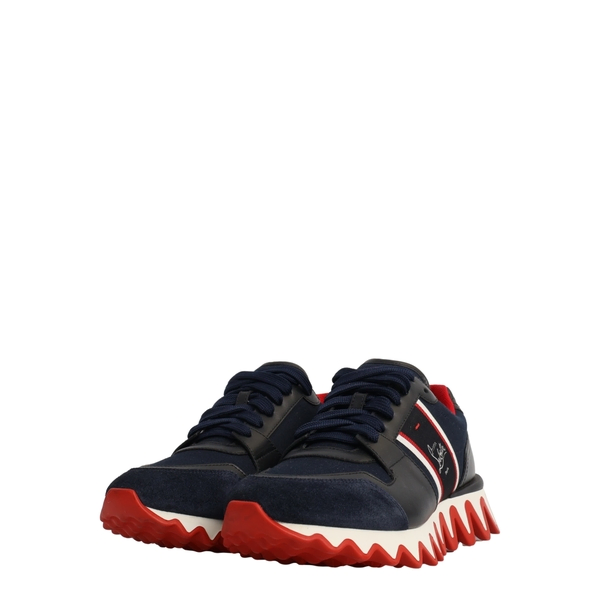 Mixed Material Nastroshark Sneakers Navy