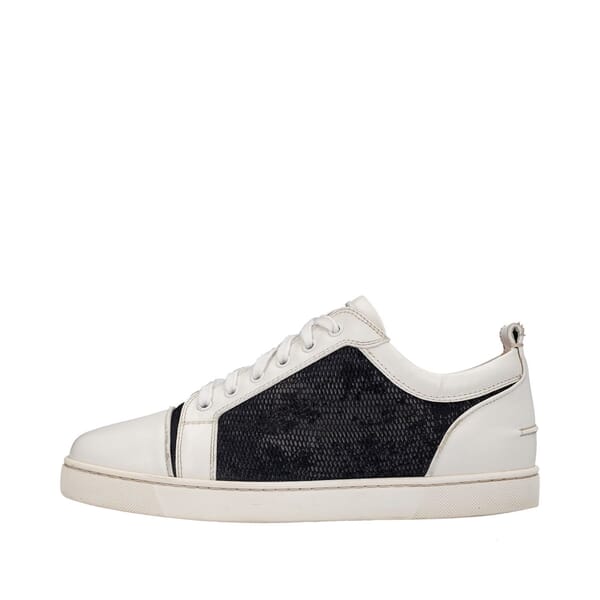 Leather/Mesh Louis Junior Orlato Sneakers White/Navy