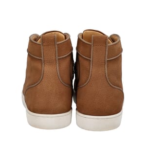 Nubuck Lou Spikes Orlato High Top Sneakers Neutral, view 4