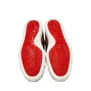 Nubuck Lou Spikes Orlato High Top Sneakers Neutral, view 5