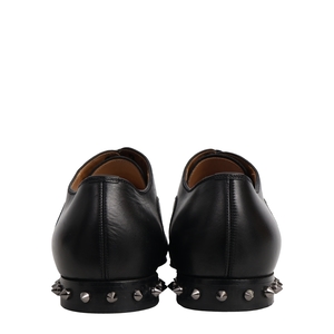 Leather So Greggo Lace Up Shoes Black, view 4