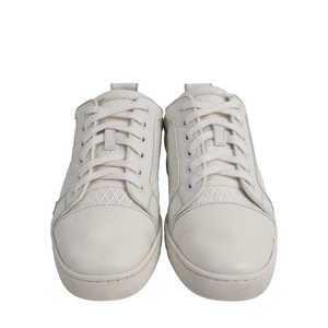 Leather Orlato Sneakers White, view 3