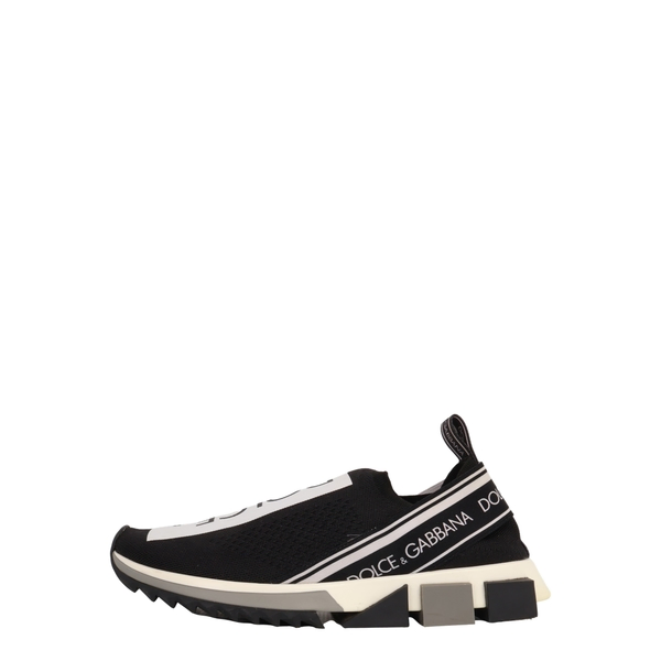 Knit Sorrento Slip-On Sneakers Black/White
