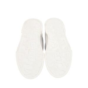 Leather Portofino King Patch Sneakers White, view 5
