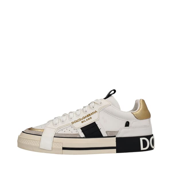 Leather 2.Zero Sneakers White/Gold