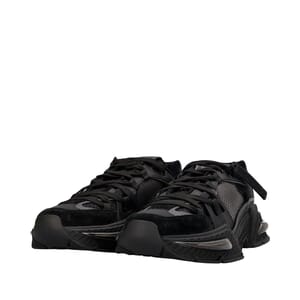 Mixed-Material Airmaster Sneakers Black