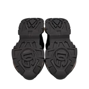 Mixed-Material Airmaster Sneakers Black, view 5