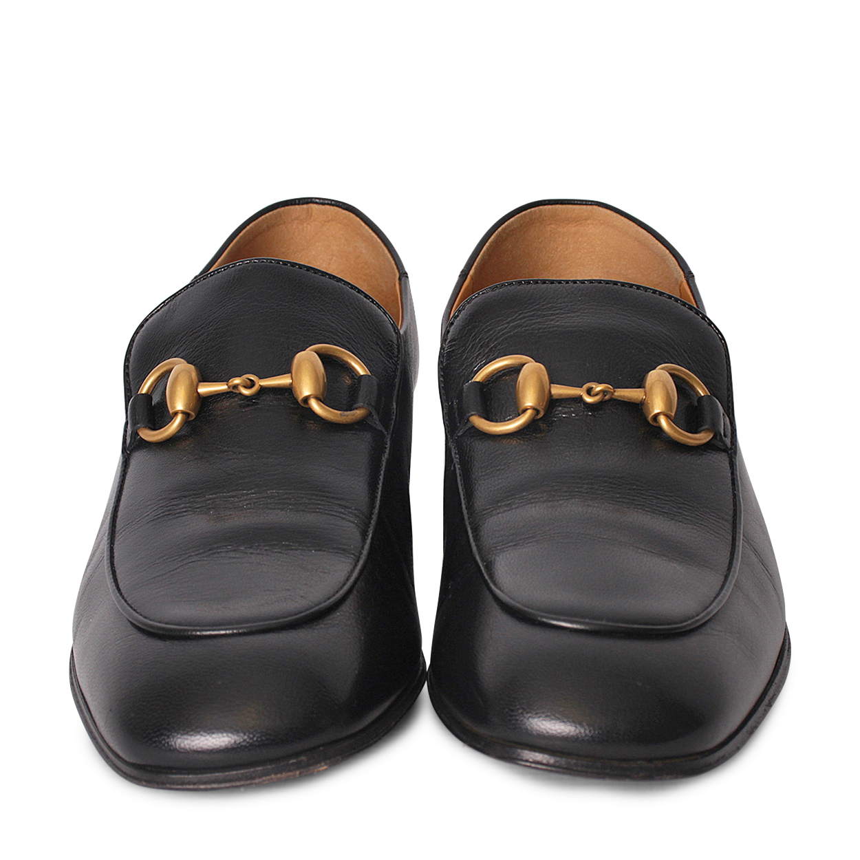 GUCCI Leather Horsebit Loafers Black | Luxity