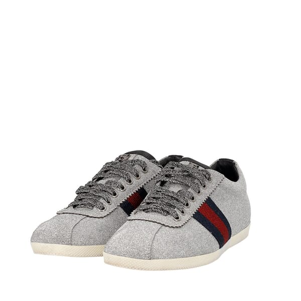 Glitter Bambi Sneakers Silver