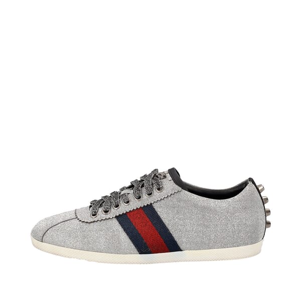 Glitter Bambi Sneakers Silver