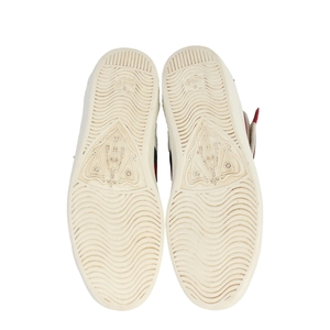 GUCCI Leather Ace High Top Sneakers White | Luxity