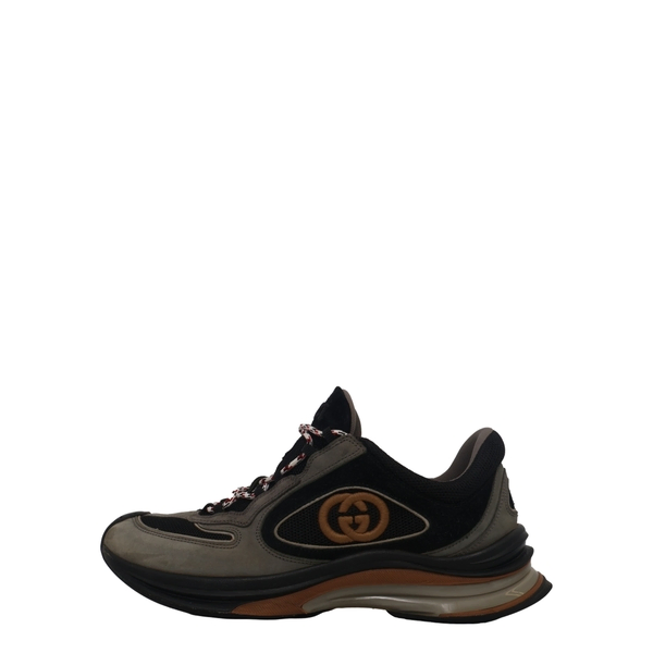 Suede Run Sneakers Grey/Black