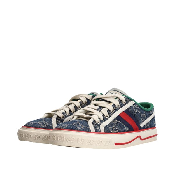 Denim GG Tennis 1977 Sneakers Blue