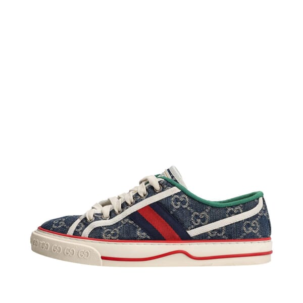 Denim GG Tennis 1977 Sneakers Blue