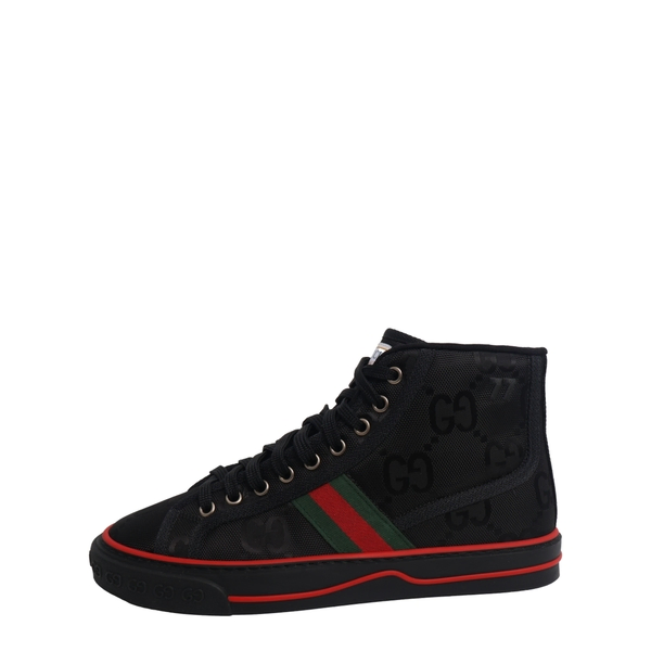Econyl GG Off The Grid High Top Sneakers Black