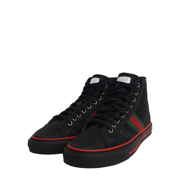 Econyl GG Off The Grid High Top Sneakers Black