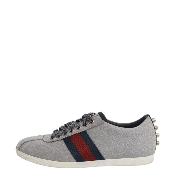 Glitter Bambi Sneakers Silver