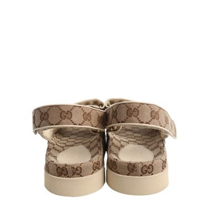 Canvas GG Sandals Beige, view 3