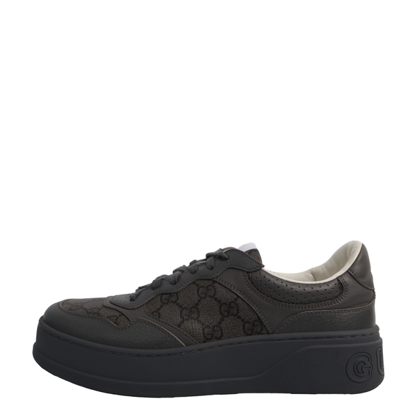 Mixed Material GG Chunky Sneakers Grey