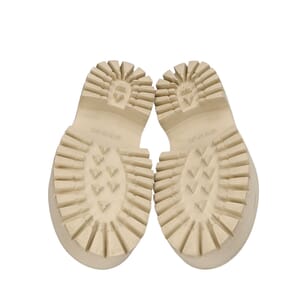 Rubber GG Perforated Slides Ivory, view 5