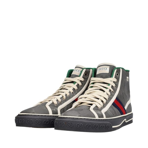 Econyl GG Off The Grid High Top Sneakers Grey