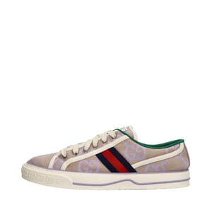 Canvas GG Tennis 1977 Sneakers Beige/Lilac, view 2