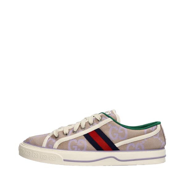Canvas GG Tennis 1977 Sneakers Beige/Lilac